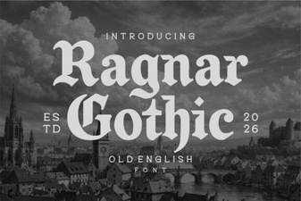 Ragnar Gothic Font: Bold Display Designs and Creative Projects