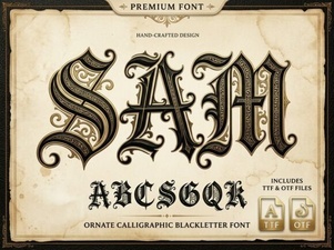 Sam Font - Free Blackletter Font Download