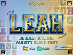 Leah Font - Elegant Display Font for Creative Projects