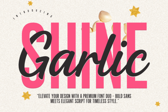 Garlic Shine Sans Serif Font Free Download