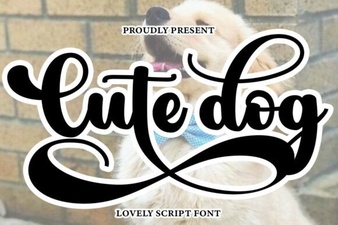 Adorable Dog Font for Fun and Creative Designs