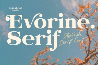 Evorine Serif Font: Elegant Typography for Creative Projects