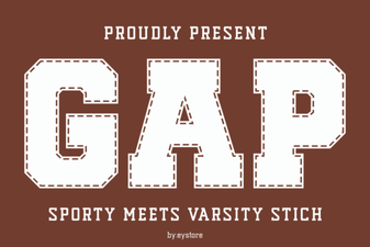 Gap Sporty Font: Bold Typography for Dynamic Designs
